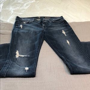 Distressed Seven Jeans